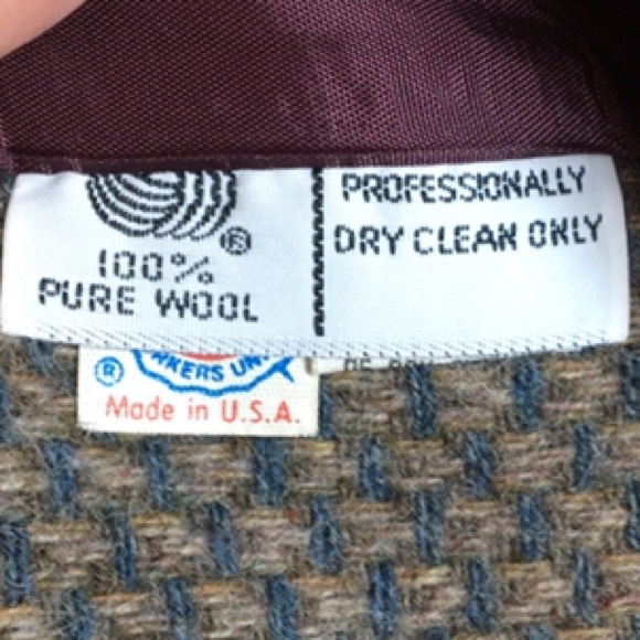 Vintage Breckenridge plaid wool blazer - Picture 6 of 8